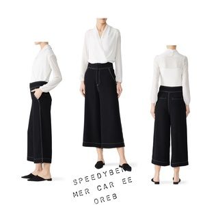 Joie Tabea Black Wide Leg Pants Size 4